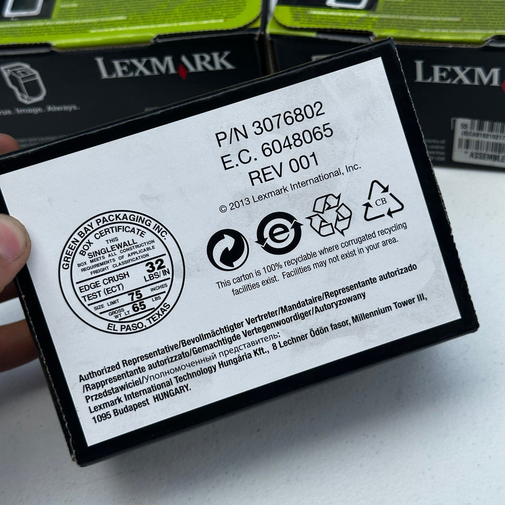 Set of 3 Lexmark C544X1MG Magenta Extra High Yield Toner Cartridge C544 C546 X54