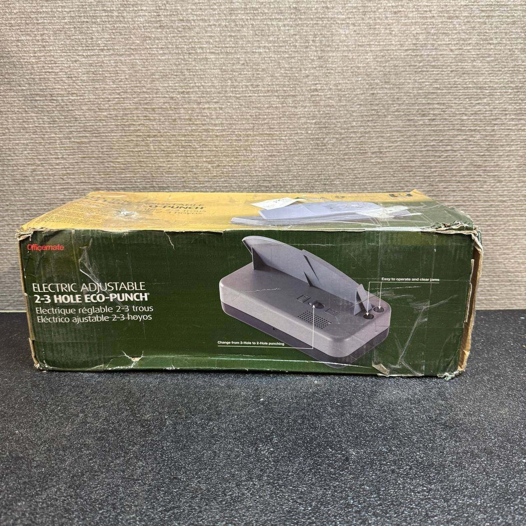 Officemate 90115 Electric 2-3 Hole Adjustable Eco-Punch MISSING PAPER GUIDE