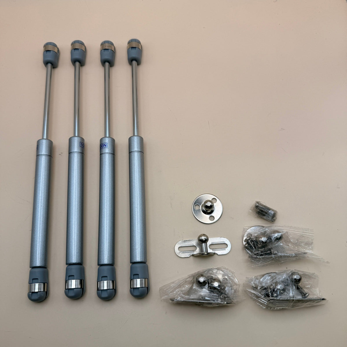 Set of 4 HexinYigjly Gas Springs Struts 100N 22.5LB Cabinet Door Lid Lift Suppo