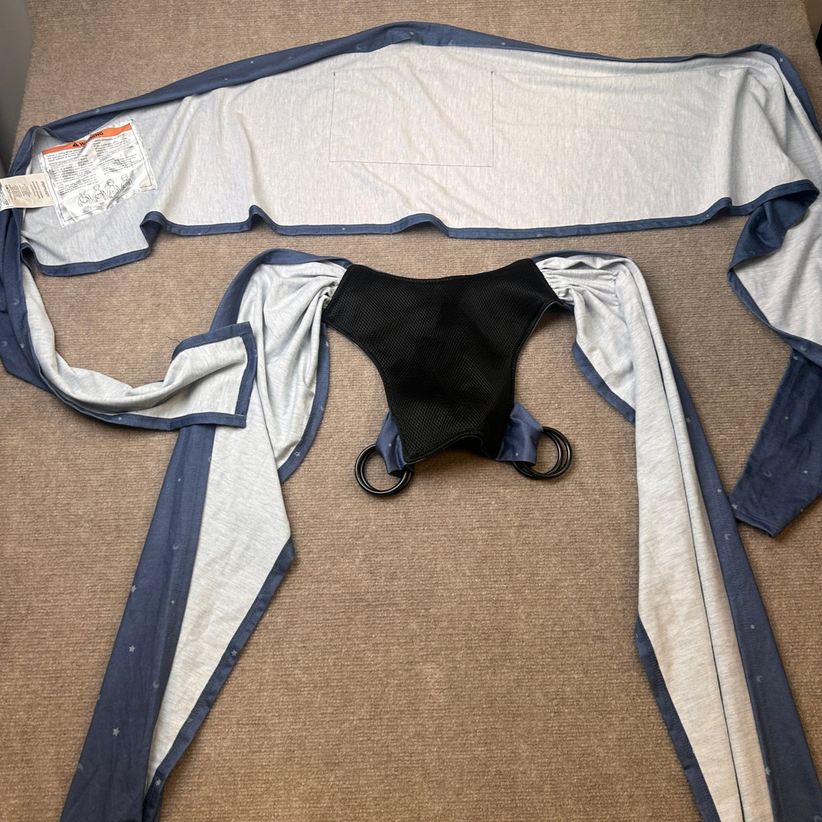 Momcozy Baby Wrap Carrier Starry Sky Easy-On 2-Piece Newborn to Toddler 8-35 lbs