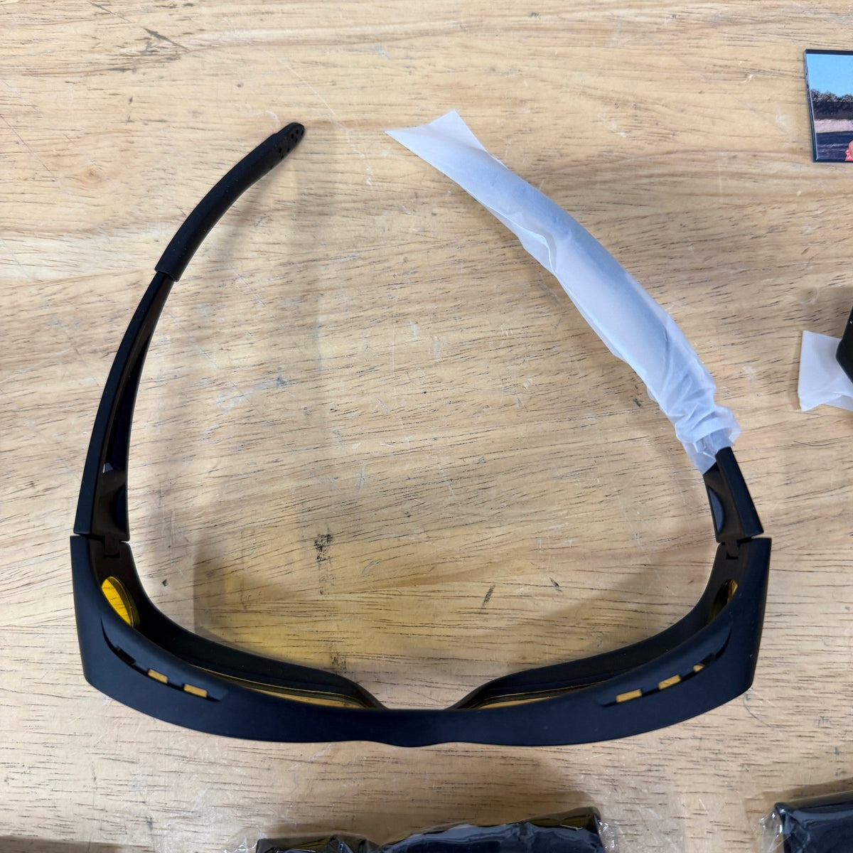 MSRP $23 KALIYADI 3 Pair Night Vision Glasses Fit Over Wrap Around Glasses Anti