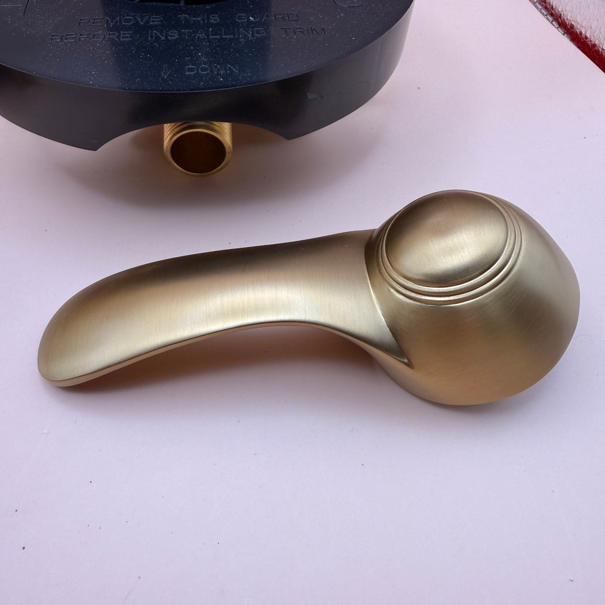 FROPO SF-02B Brushed Gold Shower Tub Faucet Set with Valve, 6" Gold Shower