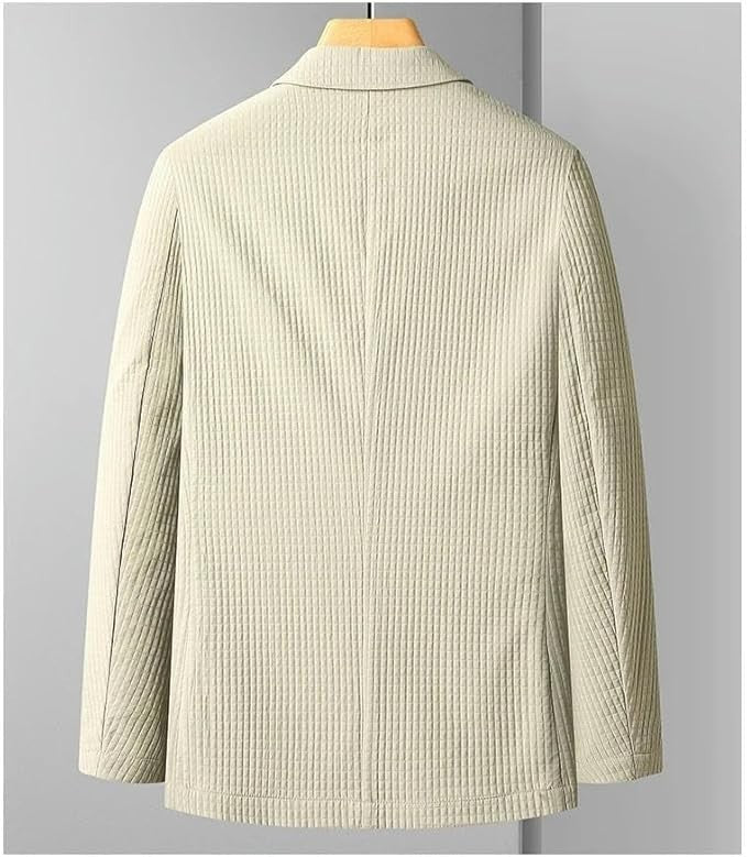 Men's L-XXL Spring Summer Leisure Business West Blazer Slim Jacket Khaki