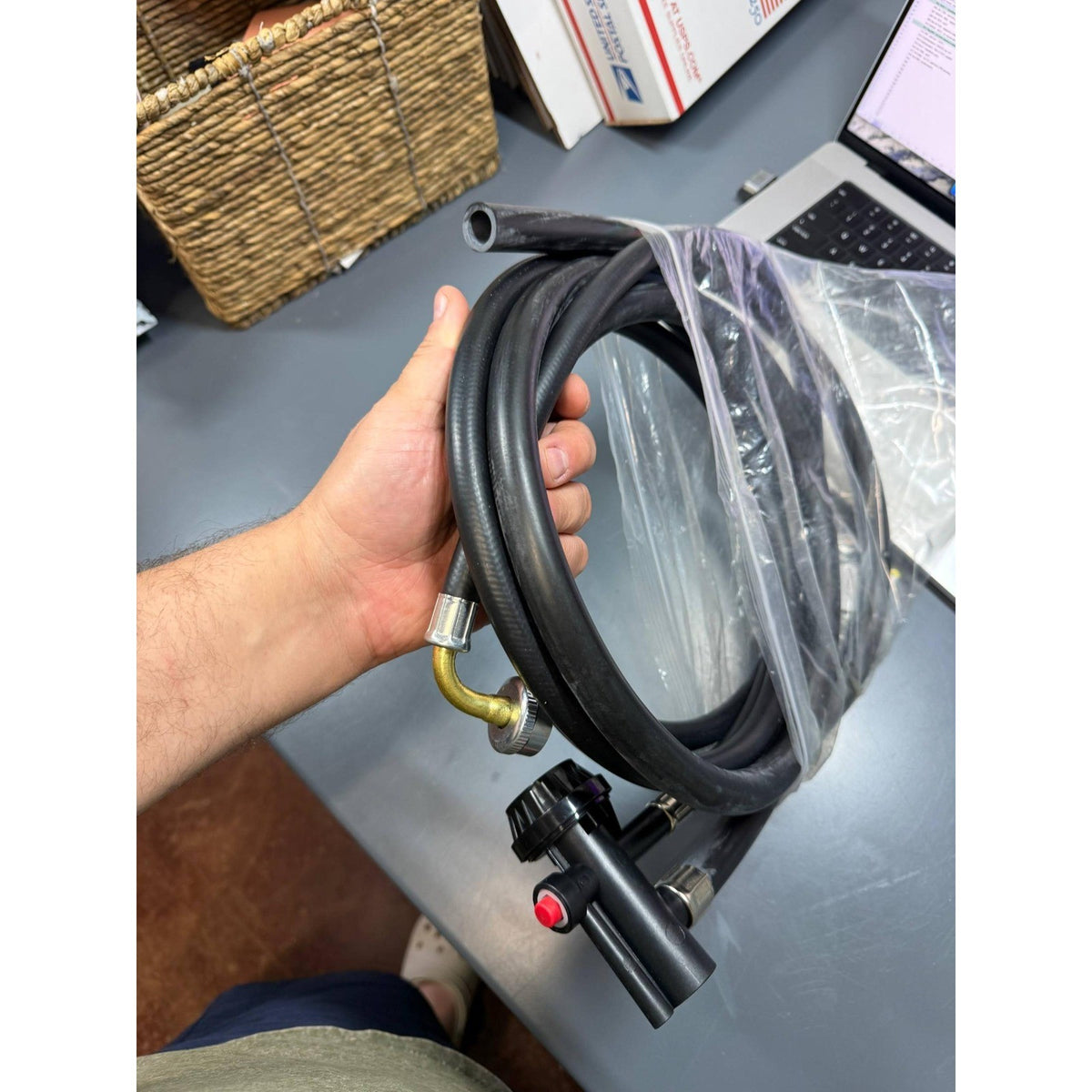 Magtonson 8FT GE Portable Dishwasher Fill & Drain Hose Assembly WD24X10066