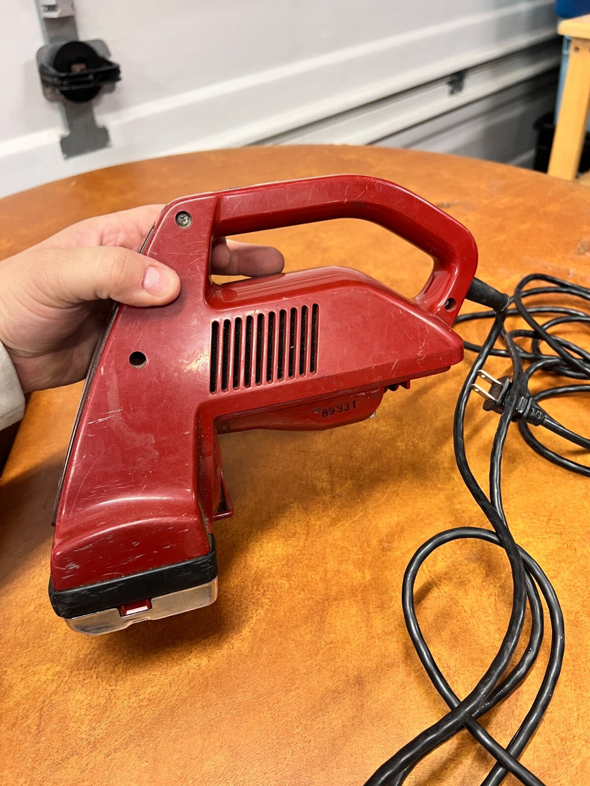 Panasonic Jet-Flo MC-1050 Red Hand Held Vacuum Cleaner