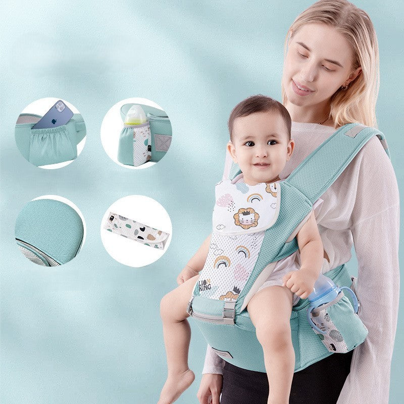 Baby Carrier Hip Seat Waist Stool For Newborn to Toddler w/ Adjustable Strap