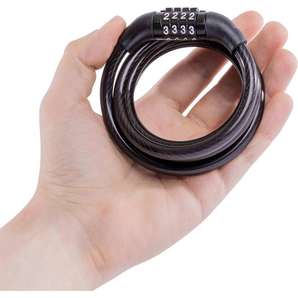 Master Lock Bike Lock Cable with Combination Black, 8143D