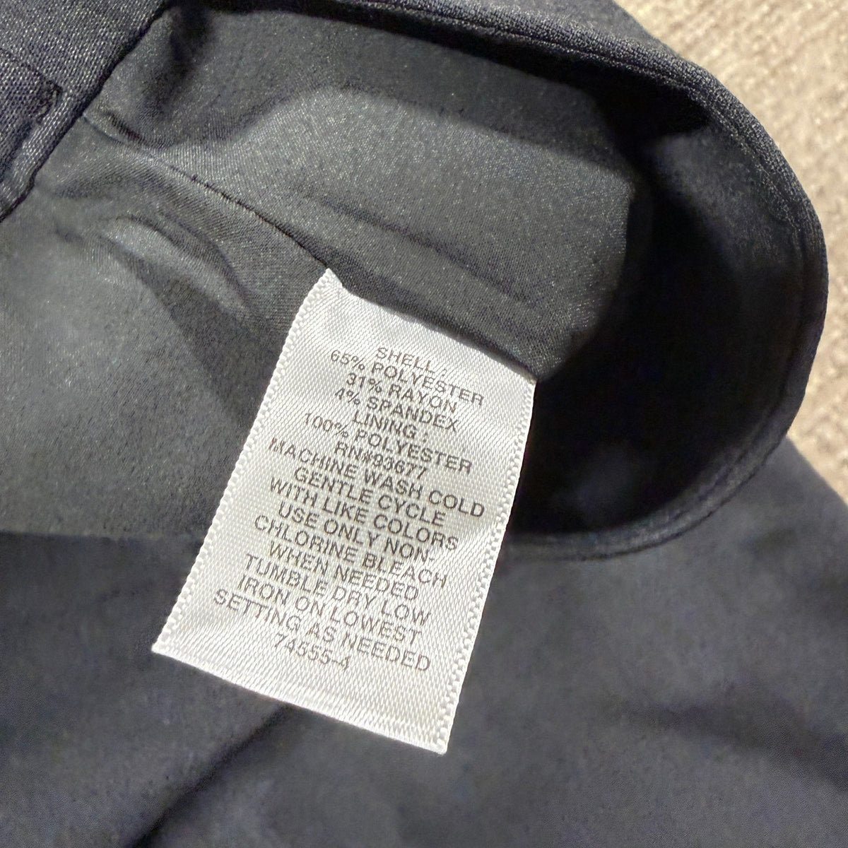MSRP $54 Liz Claiborne Womens 20 Tall Charcoal Heather Midi Pencil Skirt Mid Ris