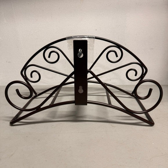 Heavy Duty Garden Hose Holder Metal Wall Mount Hose Organizer Bronze
