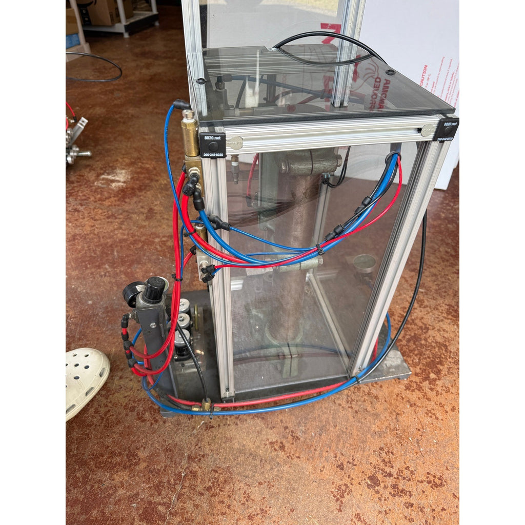 Air-Mite Model 40 Pneumatic Air Press 400 lbs Benchtop Punch Arbor Stamping Val