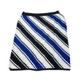 MSRP $60 Liz Claiborne Womens XL Tall Blue White Striped Knit Midi Skirt
