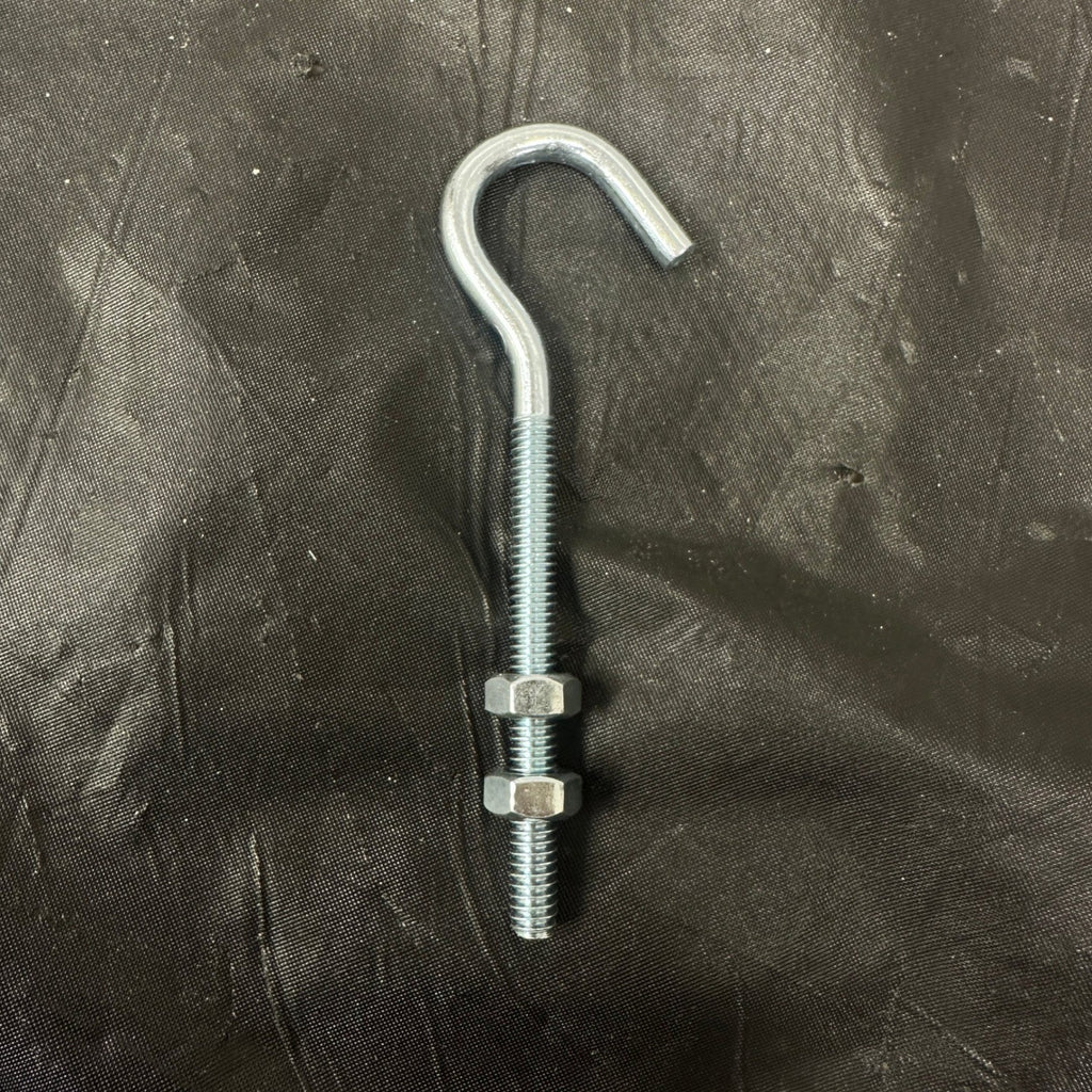 Set of 10 Prime-Line 9069290 Clothesline Hooks With Nuts, 1/4 in.-20 X 4-1/4