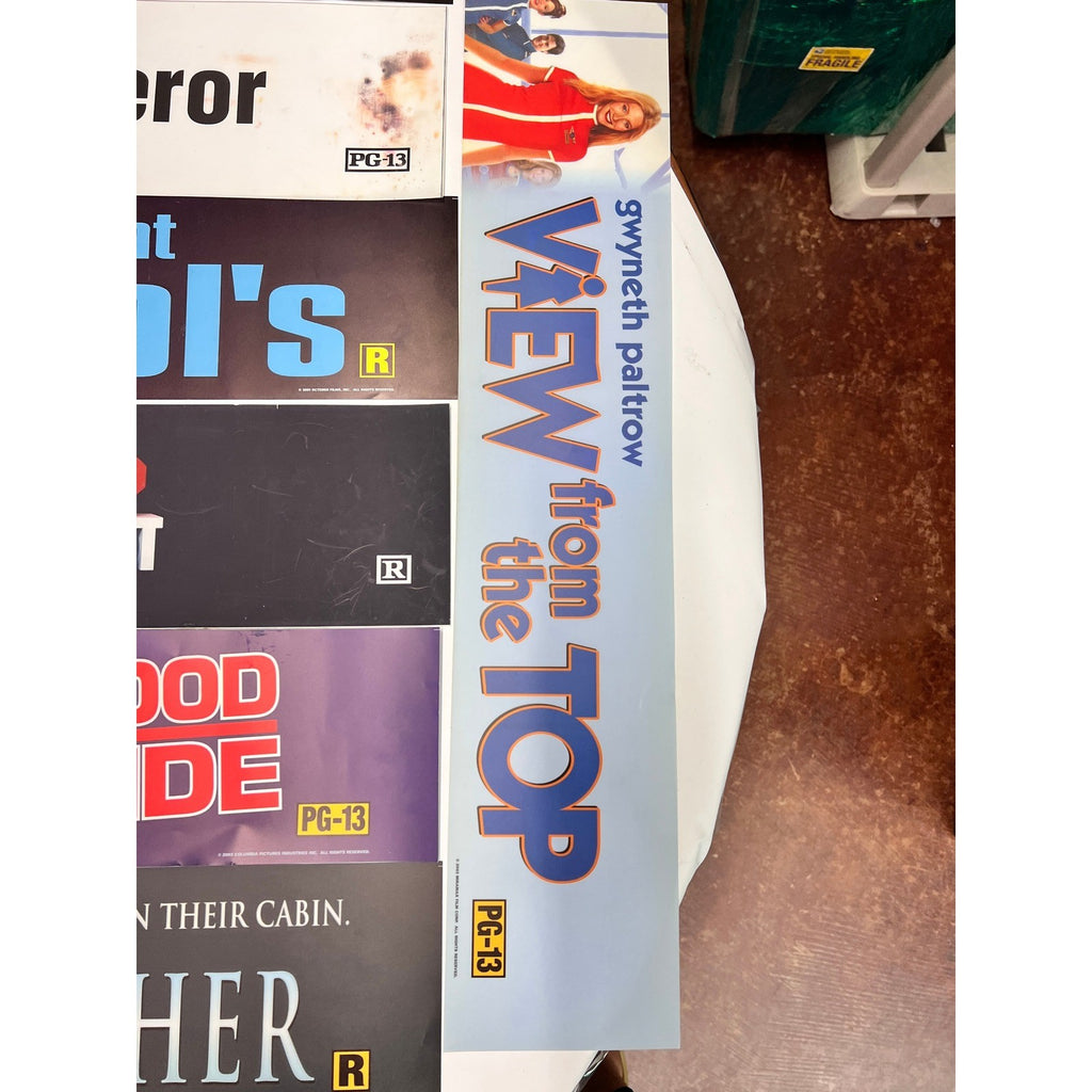 Set of 10 Movie Theater Mylar Poster 5x25 View From The Top, 21 Jump