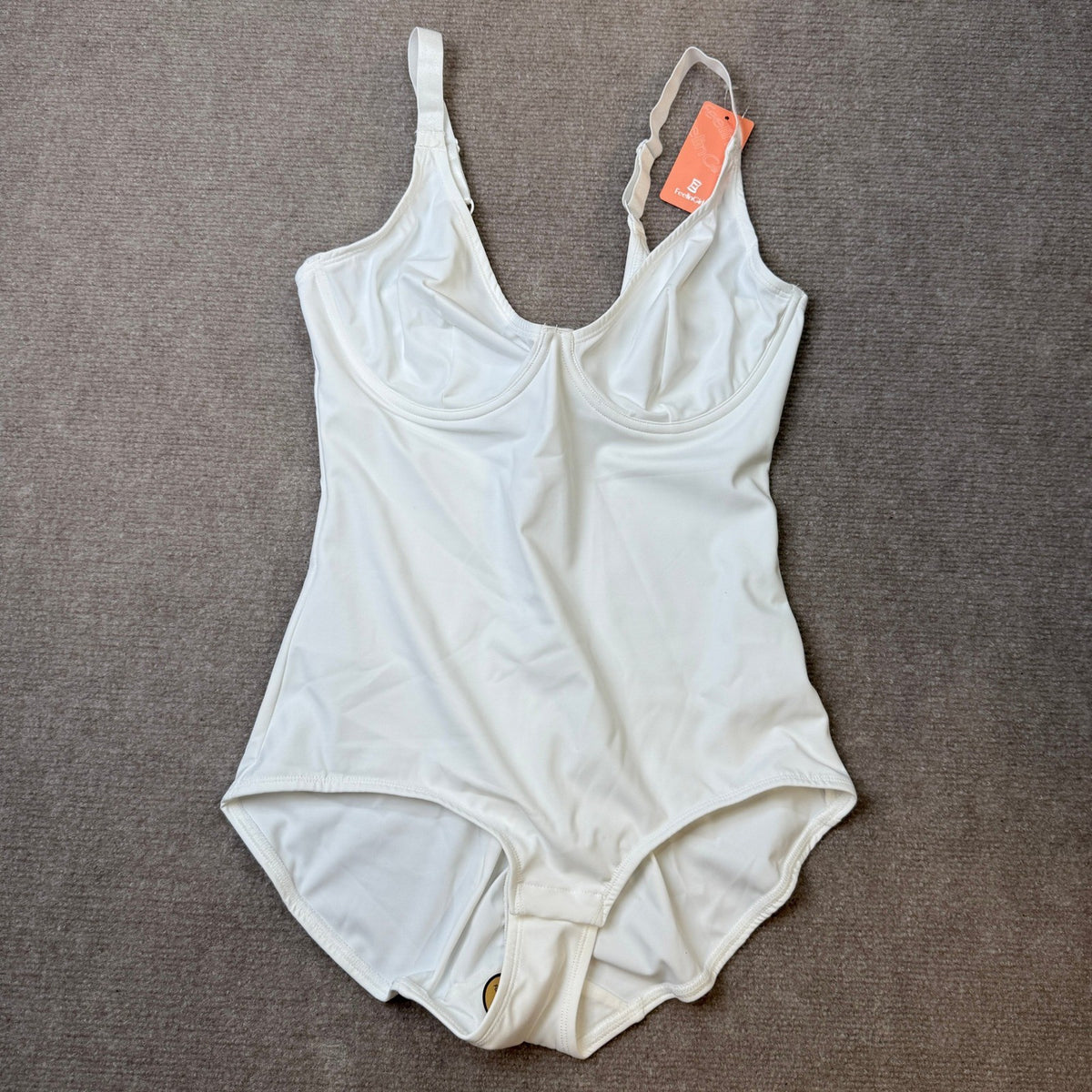 MSRP $41 FeelinGirl Women's M Shapewear Tummy Control Bodysuit Deep V Neck
