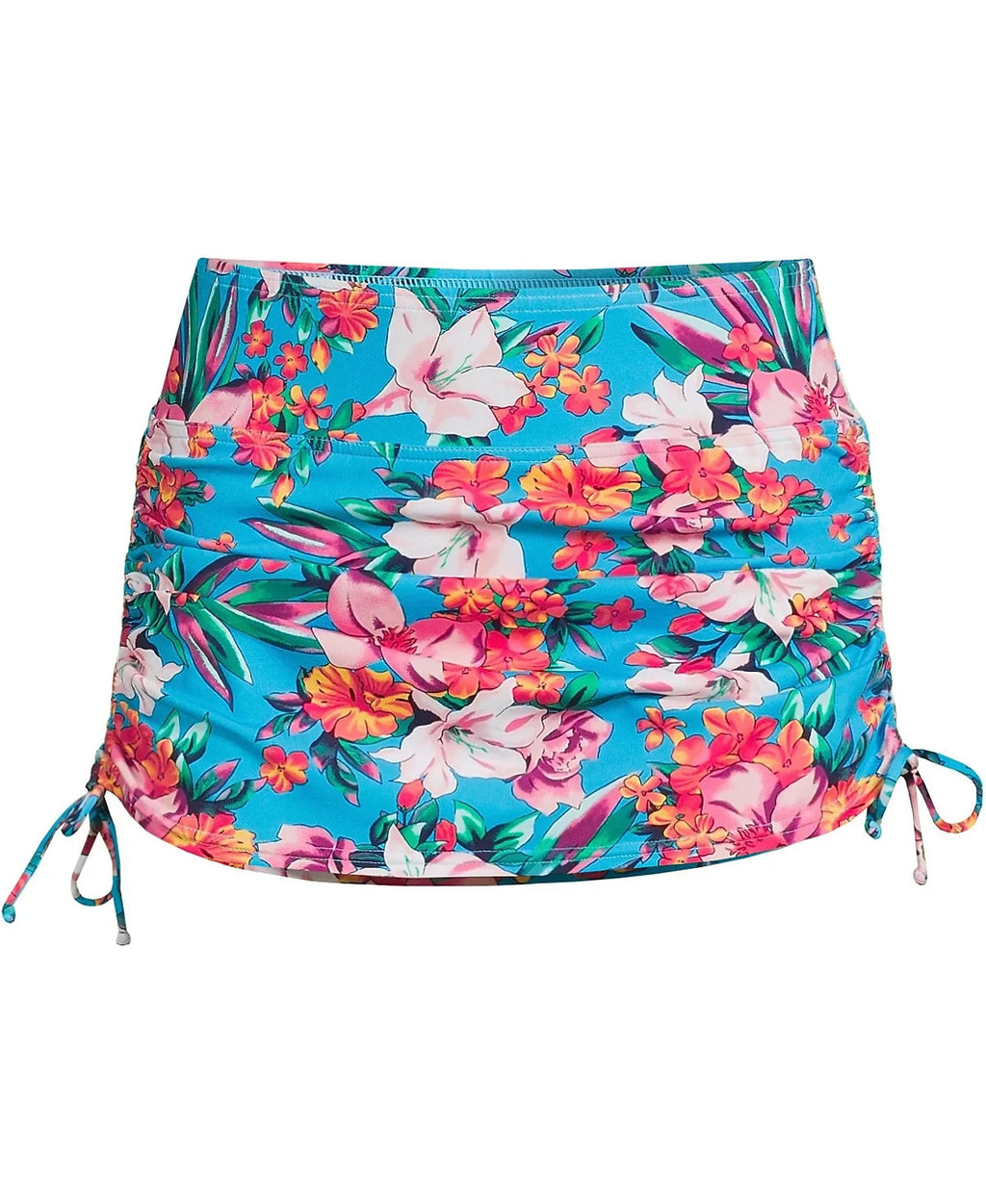 Lands' End Women's 2 LONG Tummy Control Adjustable Swim Skirt Swim Bottoms  This