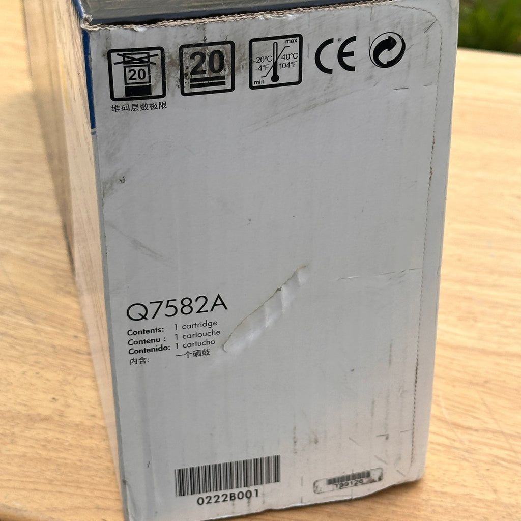 HP 503A Yellow Q7582A Print Cartridge for LaserJet CP3505, 3800 Sealed