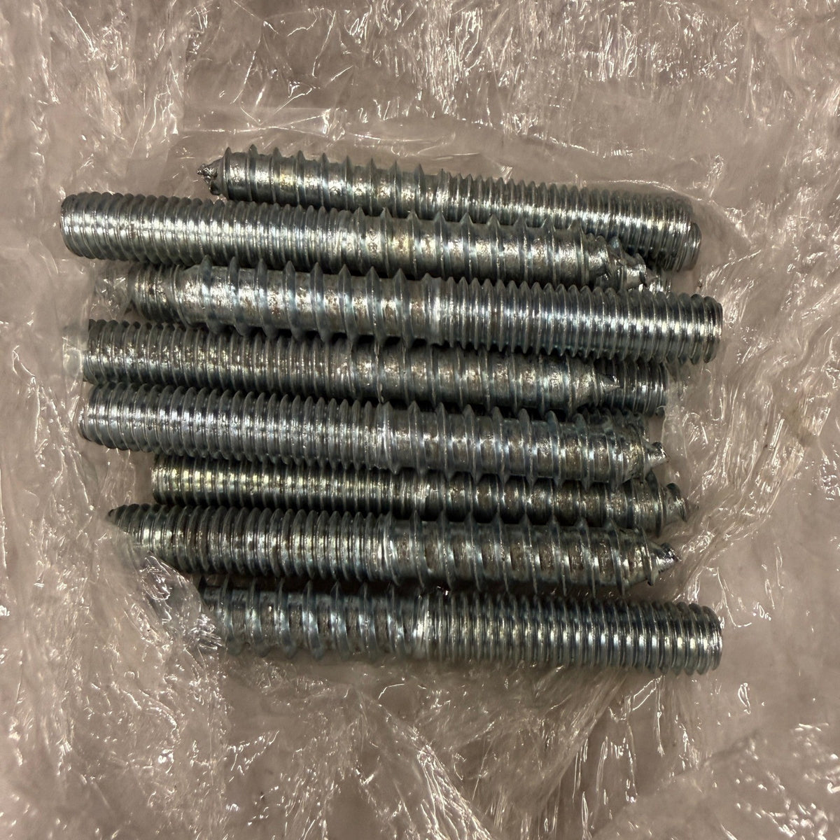 Pack of 15 PFC 3/8-16 x 3" Hanger Bolts Zinc Blue