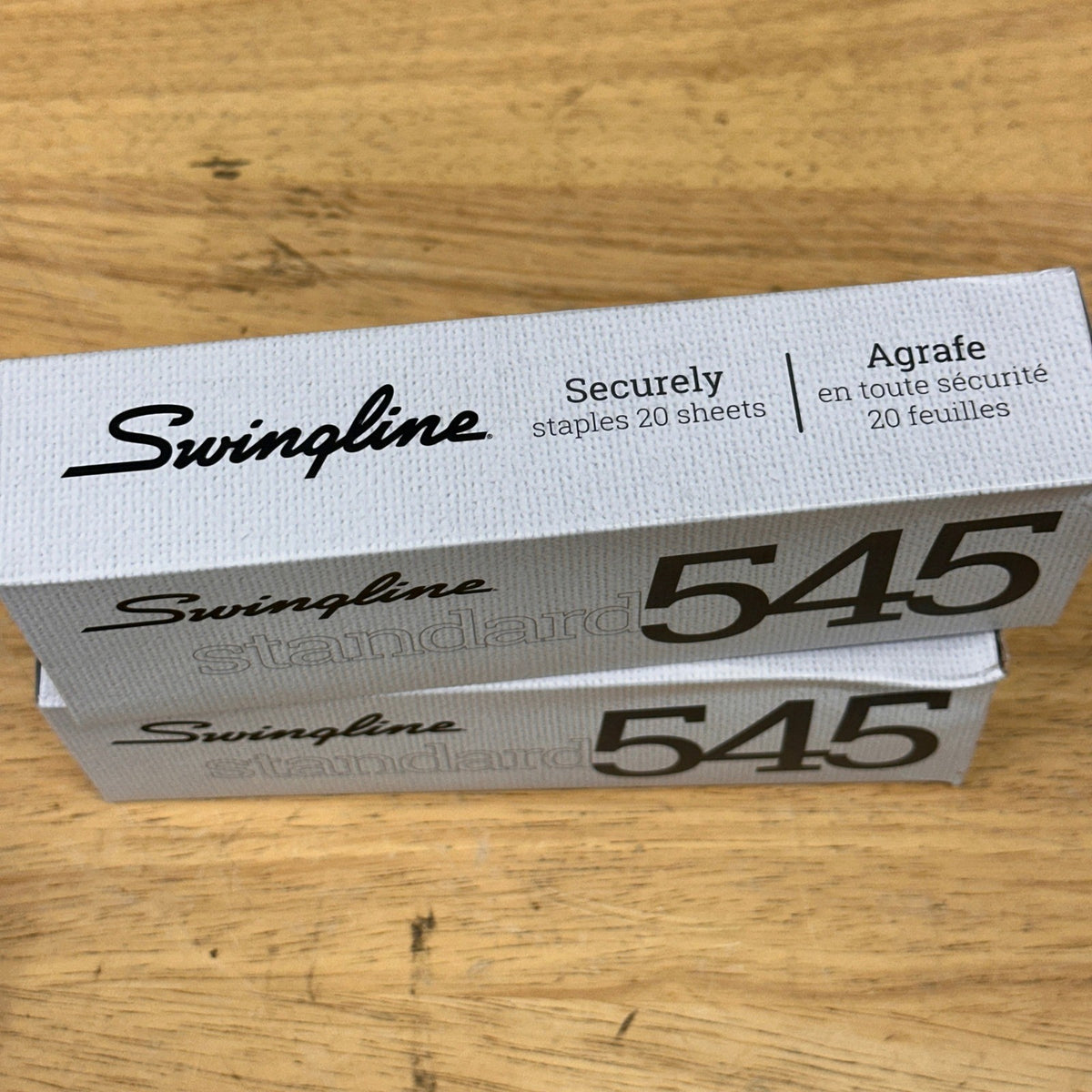 Set of 2 Swingline 545 S7054501 Standard Stapler 20 Sheet Capacity Black
