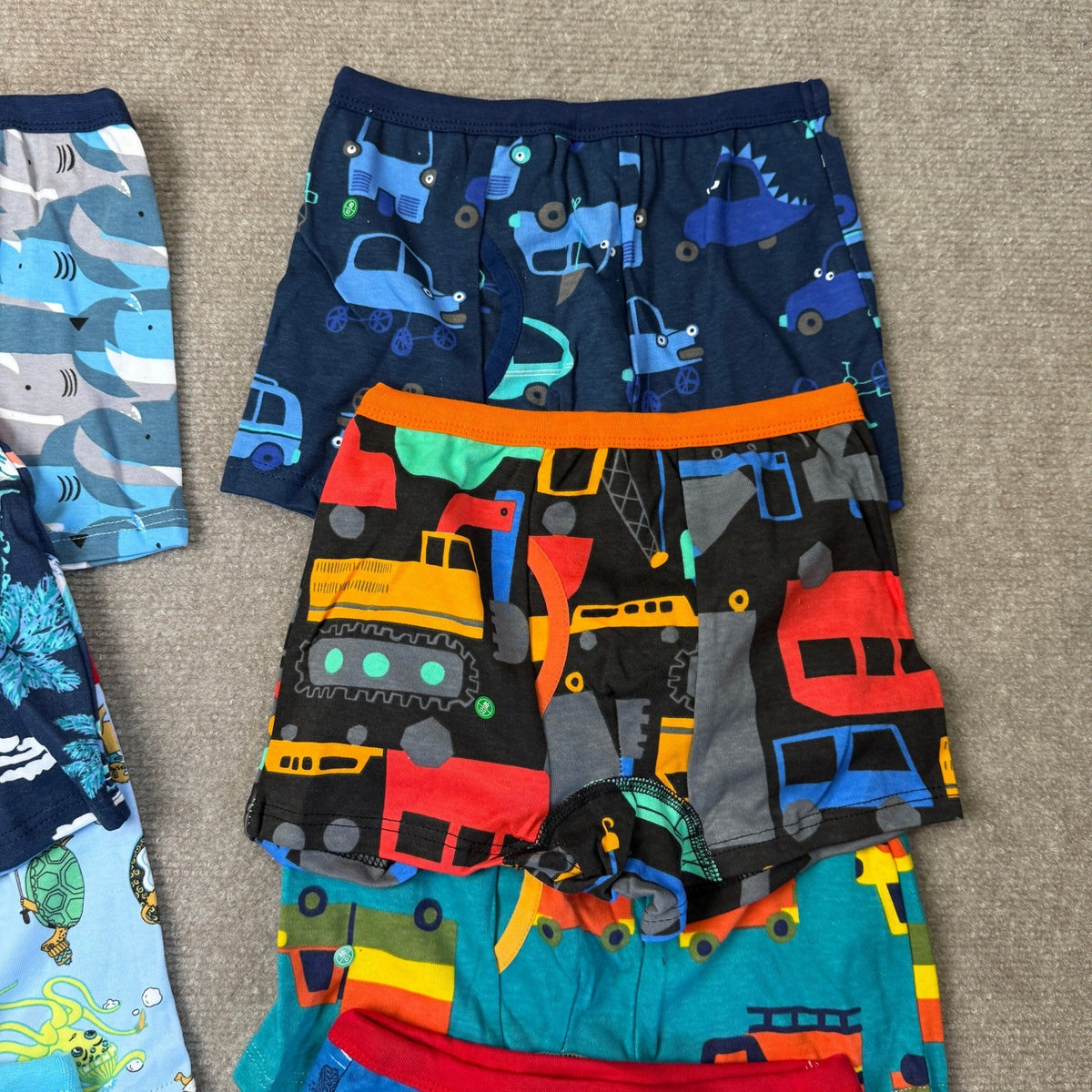 Set of 10 MSRP $39 BIG ELEPHANT Boys 6-7Y Boxer Briefs Toddler 100% Cotton Dino