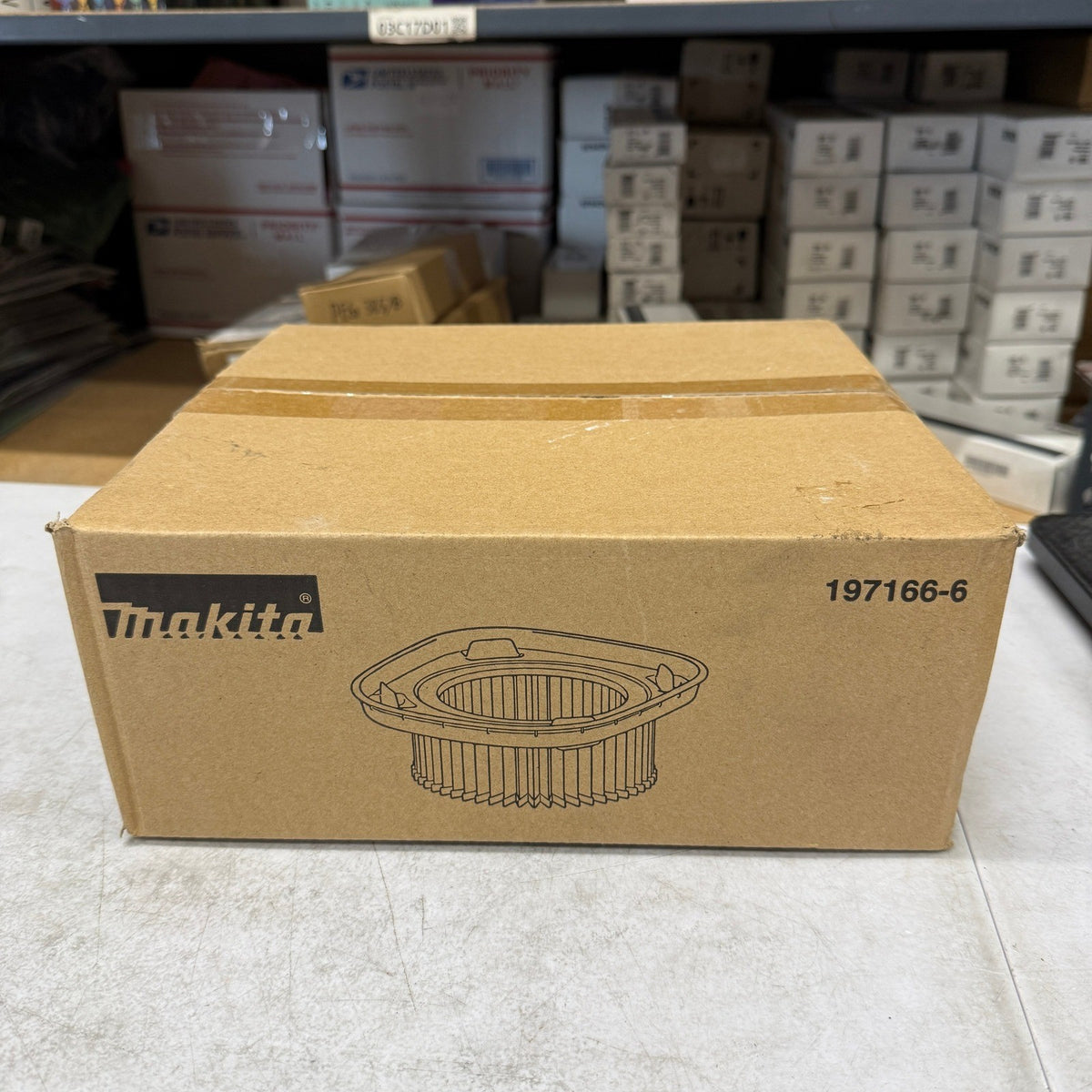 Makita 197166-6 HEPA Filter for XCV07, XCV08, XCV13, XCV15, XCV16