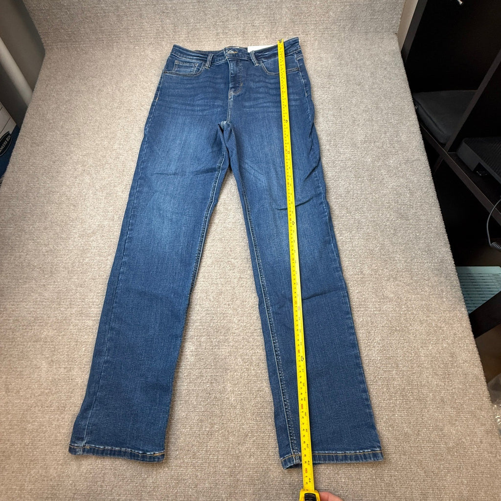MSRP $54 Liz Claiborne Lana Womens 10 Kensington Wash High Rise Jean Straight
