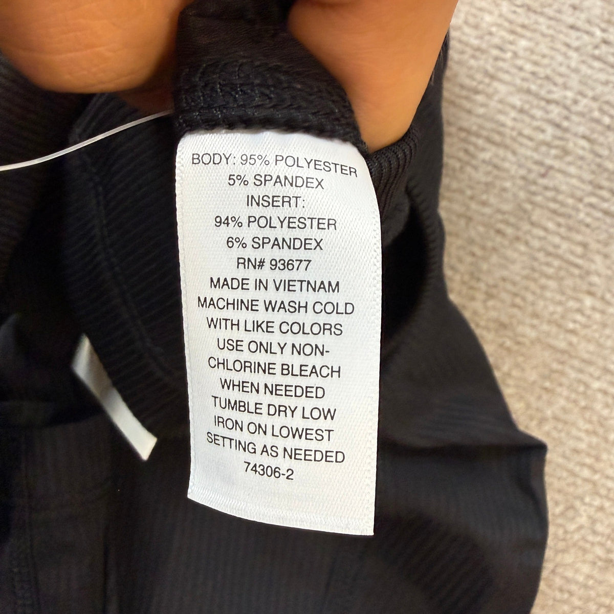 MSRP $58 Arizona Womens Juniors L Black Straight Mid Rise Lounge Pants