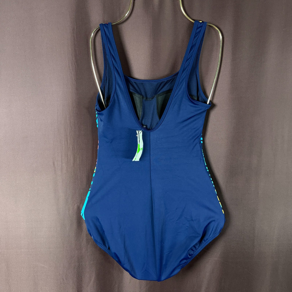Lands' End Women's 2, 4 LONG Soft Cup Tugless Sporty One Piece Swimsuit Chlorine