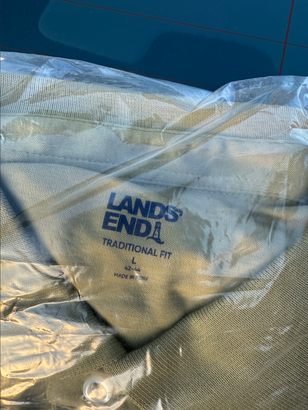 2 Pack Lands' End Premium Men's L Polo Shirt – Long Sleeve, 100% Supima Cotton