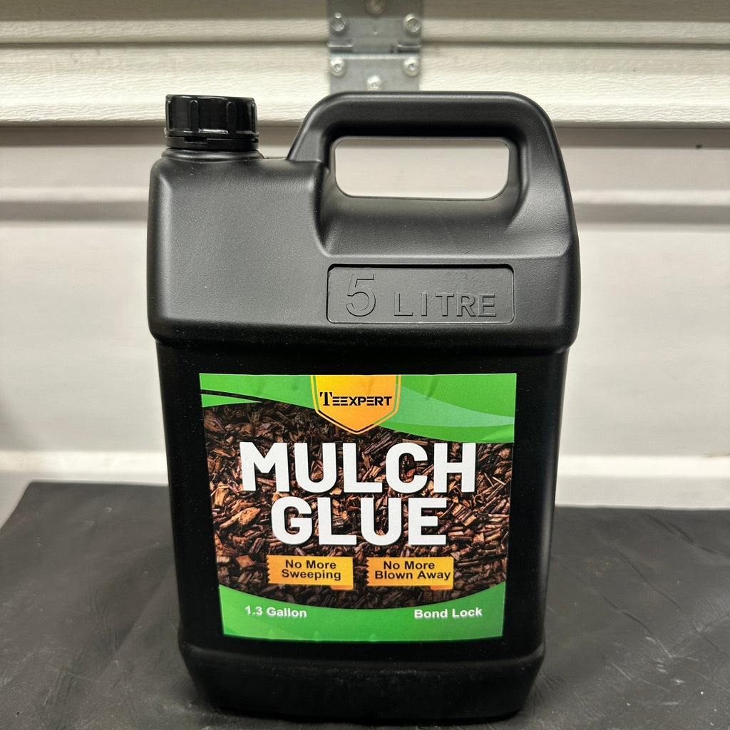 Teexpert Mulch Glue for Landscaping 1.3 Gallon Heavy Duty Outdoor Stone Adhesiv