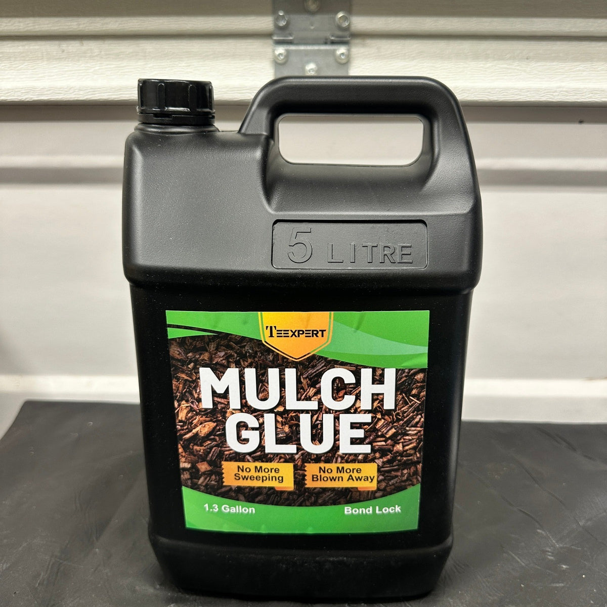 Teexpert Mulch Glue for Landscaping 1.3 Gallon Heavy Duty Outdoor Stone Adhesiv