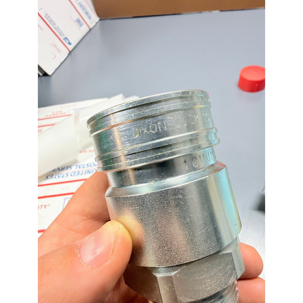 Dixon 10VJM10 Hydraulic Quick Disconnect Coupling, 1-1/4" Size, 1-5/8"-12 Thread