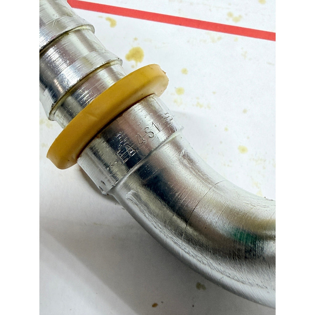 Set of 2 90 Degree Push Lock Hose End Fittings -12 with JIC Union Hydraulic