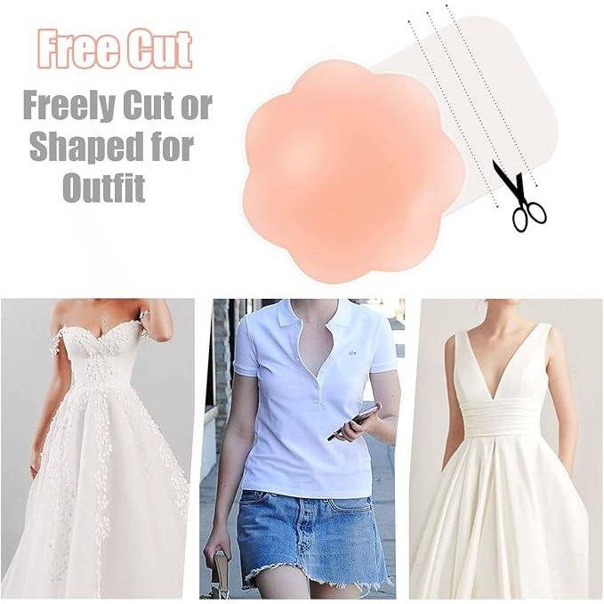 FLORENCE IISA Sticky Bra for Breast Lift Pasties Nipple Covers Invisible Silico
