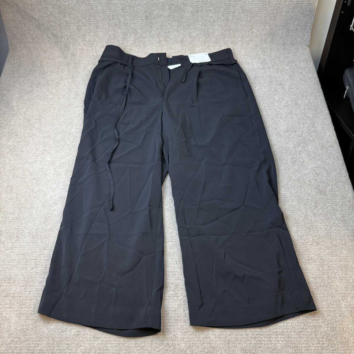 MSRP $58 Stylus Womens XL Black Straight Cropped Pants