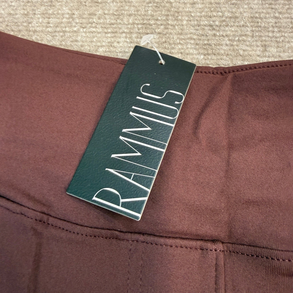 MSRP $44 Rammus Women's Brown L 29" Inseam Dress Pants Tummy Control Stretchy