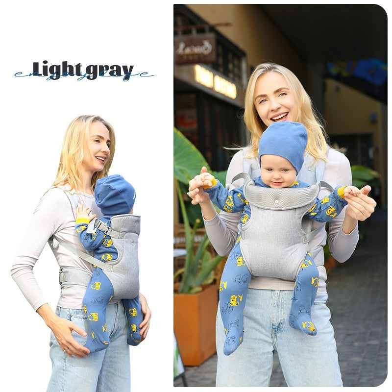 Ergonomic Baby Carrier for Newborn to Toddler 8-32 lbs, 4-in-1 Easy to Wear Ligh
