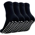 MSRP $22 SOJOFEL 4 Pairs Non Slip Grip Socks Men/Women Size L Anti Skid Crew