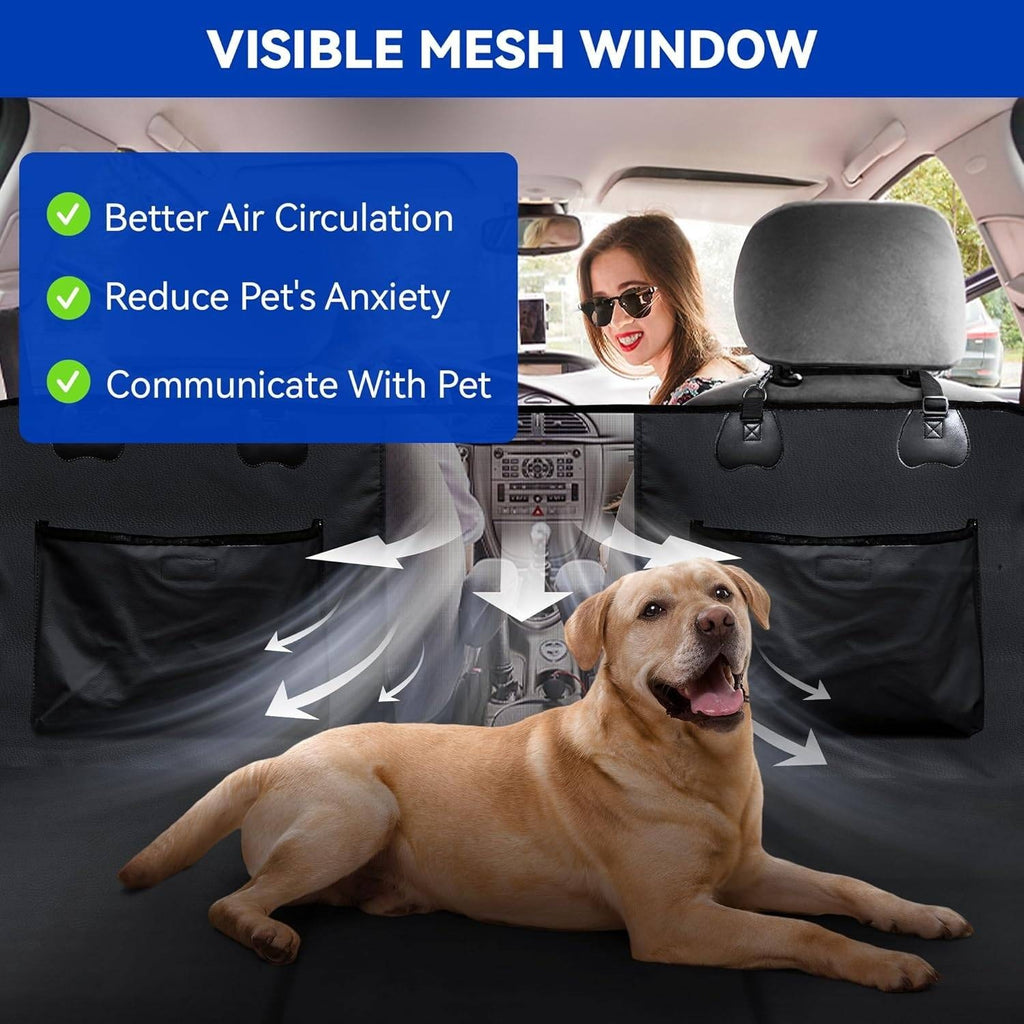 Rengue RG-SED02 Black, Dog Back Seat Extender Cover for Trucks Full Size SUV