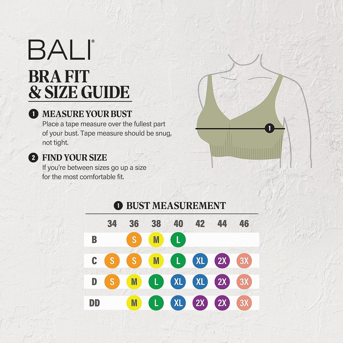 MSRP $48 Bali Breathe Womens 3XL Black Cotton Modal Wireless T-Shirt Bra DF7594