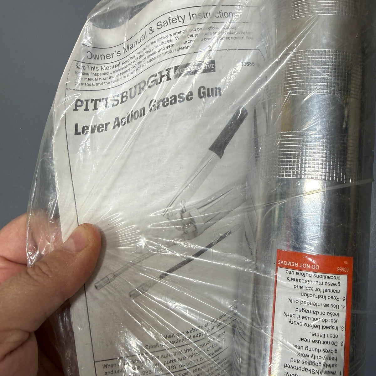 Pittsburgh Automotive Lever Action Grease Tool, Model 63686