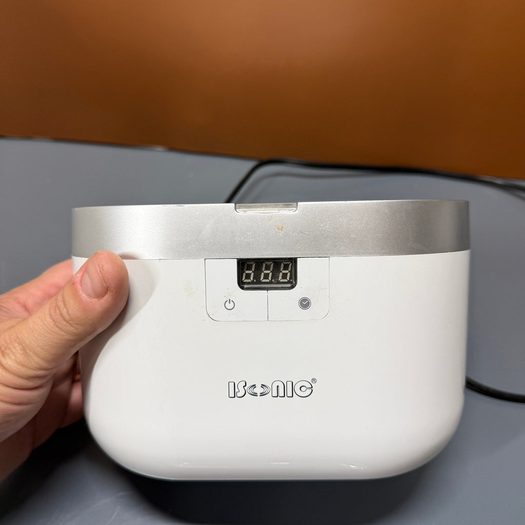 iSonic D2830 Digital Ultrasonic Cleaner 35W Jewelry Eyeglass Coin Cleaner
