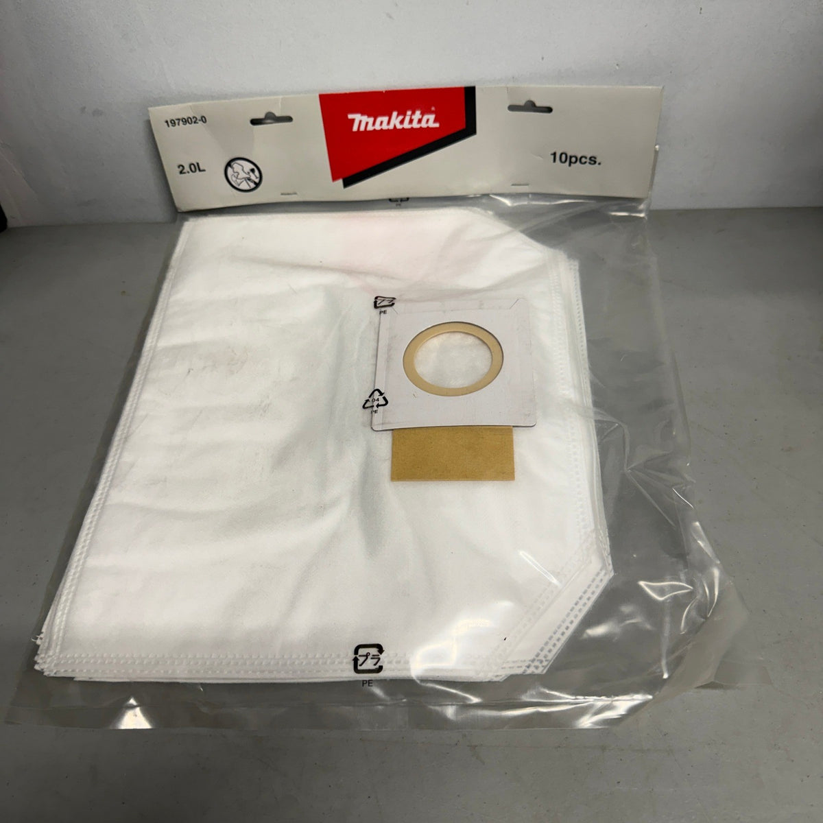 Pack of 10 Makita 197902-0 Filter Dust Bags for XCV05Z