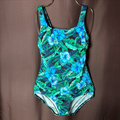 Lands' End Women's 2-4 LONG Soft Cup Tugless Sporty One Piece Swimsuit Chlorine