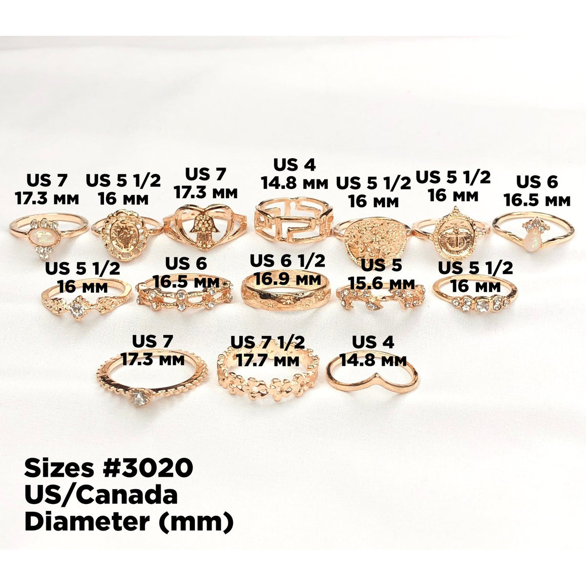 15 pcs Midi Ring, Rings for Women, Gold Ring Set, Antique Rings, Chevron Ring
