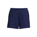 Lands' End Women's 4 LONG Deep Sea Navy 3" Smoothing Swim Shorts With Panty