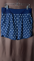 Lands' End Women's 14L Quick Dry Swim Shorts with Panty Deep Sea Polka Dot  This