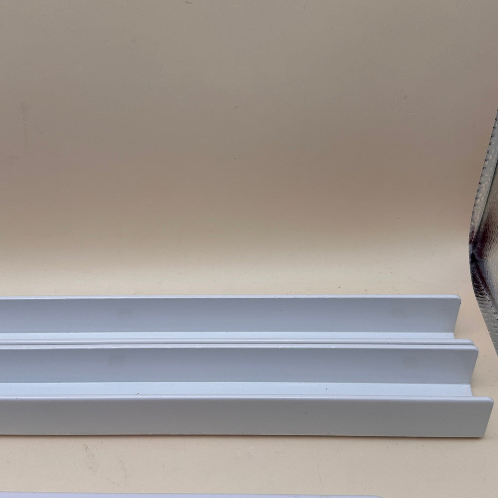 Set of 2 Draper 227216 White Adjustable 18-1/4" - 24" Wall Mounting Bracket