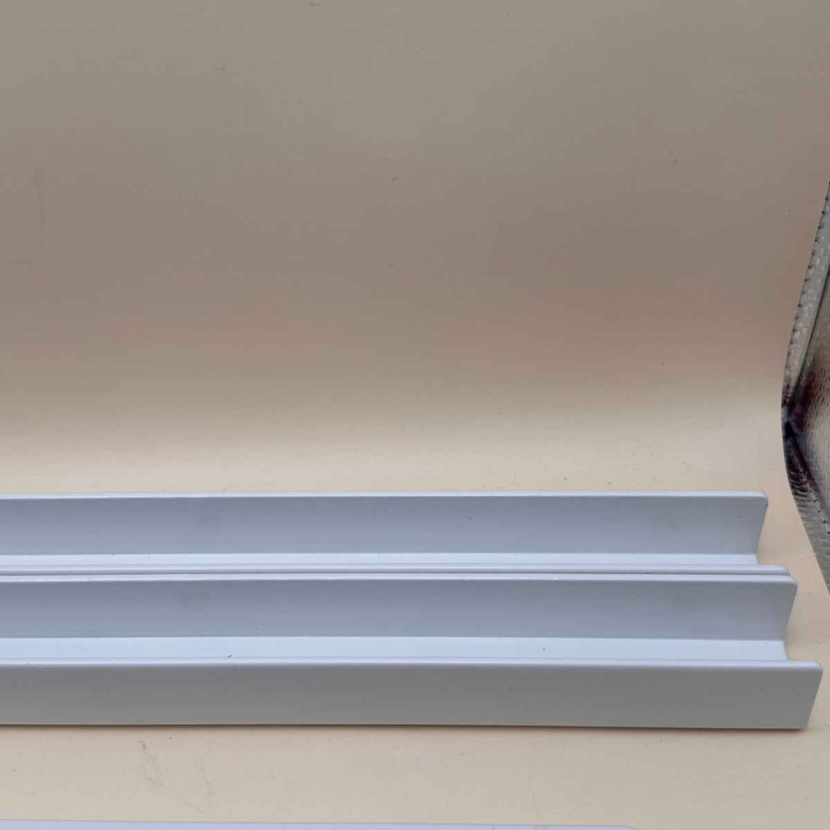 Set of 2 Draper 227216 White Adjustable 18-1/4" - 24" Wall Mounting Bracket