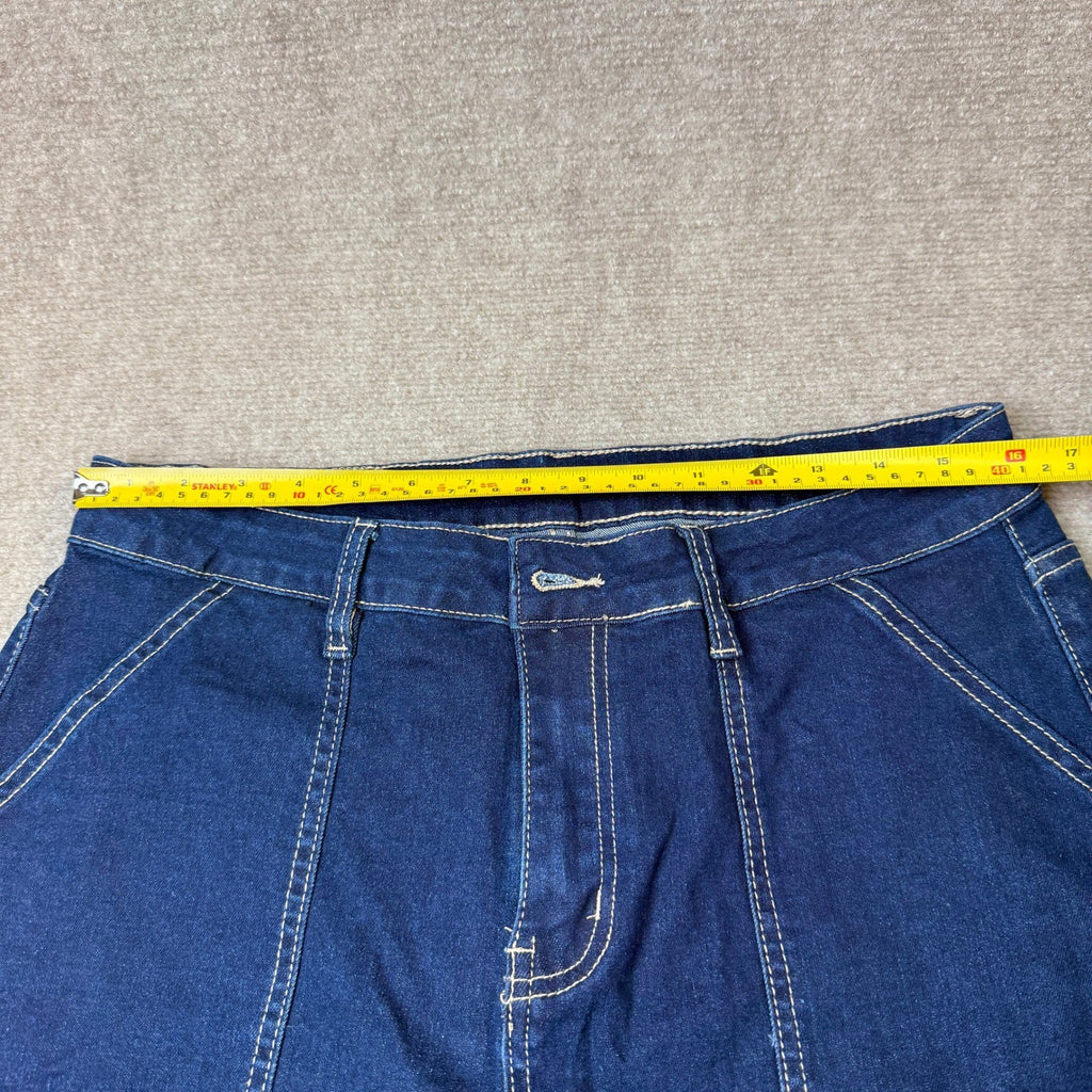 MSRP $47 GRAPENT Women's XL Capri Jeans High Waisted Wide Leg Strechy Loose