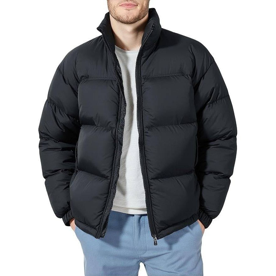 MSRP $59 ceauros Men's L Puffer Jacket Thickened Winter Coat Warm Stand Collar